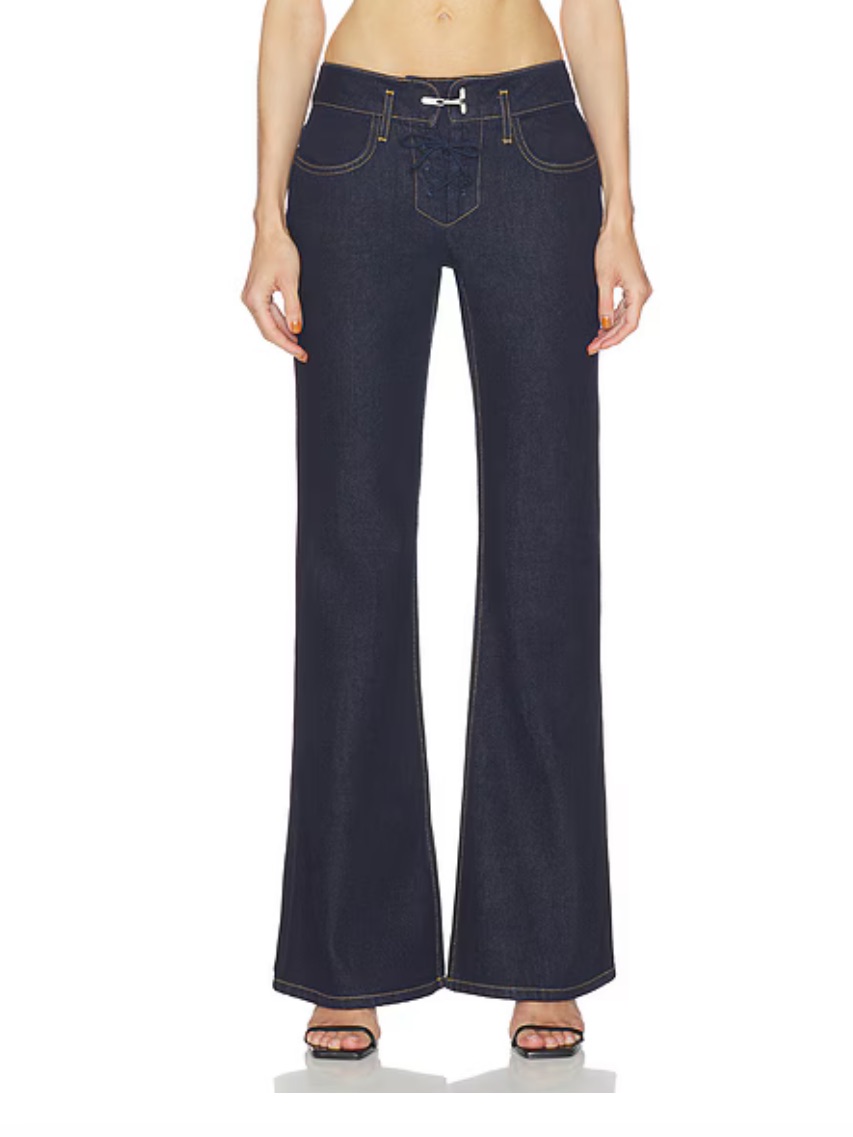 Haelo Low Waist Retro Jean In Indigo
